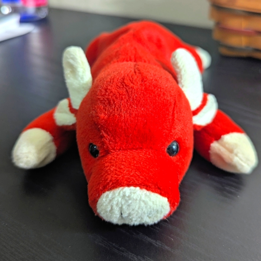 Retired Ty Beanie Babies Snort Red Bull 1995